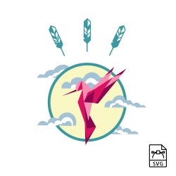 Colibrí - Gráficos vectoriales