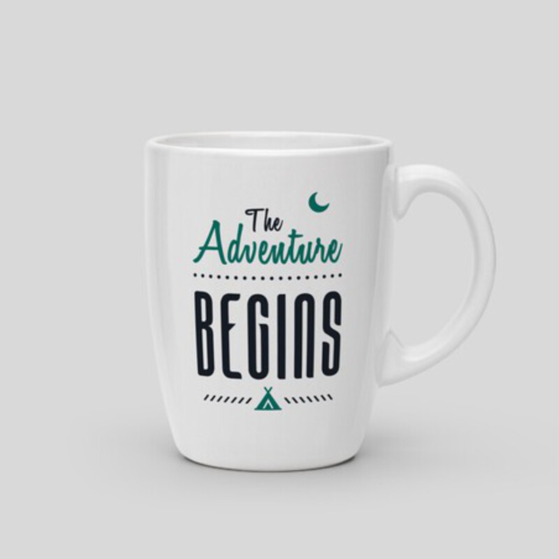 Tasse Das Abenteuer beginnt